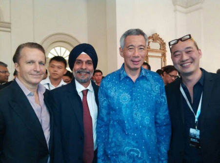 SMART NATION DINNER WITH THE PRIME MINISTER OF SINGAPORE,  MR LEE HSIEN LOONG