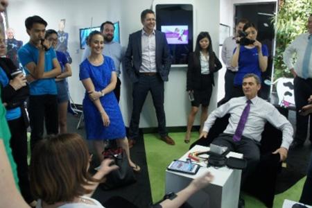 EX-PREMIER OF VICTORIA,  MR JOHN BRUMBY’S VISIT TO THE BORDERLESS INNOVATION HUB